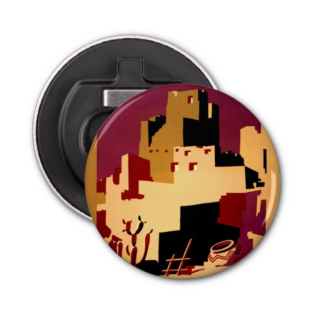 Décapsuleur Western Southwest Pueblo WPA National (Devant)