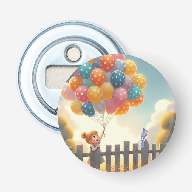 Décapsuleur Whimsical/mignon ballon art (Devant)