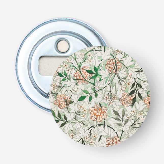 Décapsuleur William Morris Jardin Fleur de Jasmin Classique (Devant)