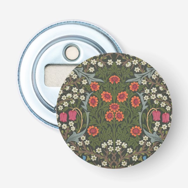 Décapsuleur William Morris Jardin Fleur de Prunellier Classiqu (Devant)
