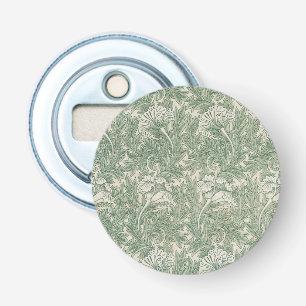 Décapsuleur William Morris Vert Sauge Motif Tulipe : Vintage