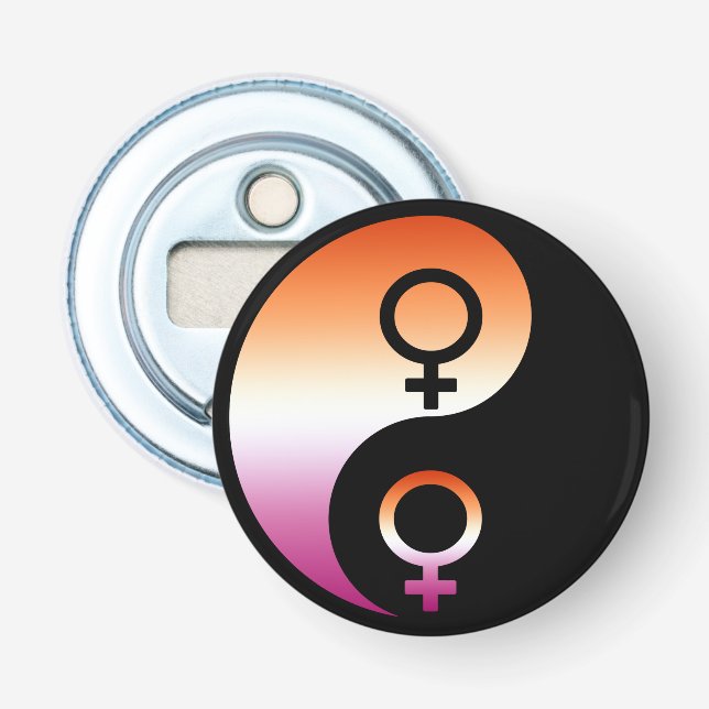 Décapsuleur Ying yang | Lesbian (Devant)