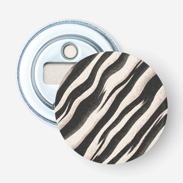 Décapsuleur Zebra raye une texture transparente + vos idées (Devant)
