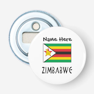 Décapsuleur Zimbabwe Drapeau du Zimbabwe Personnalisé