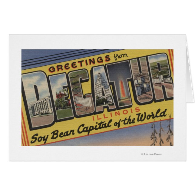 Decatur, Illinois (Soy Bean Capital) (Devant horizontal)