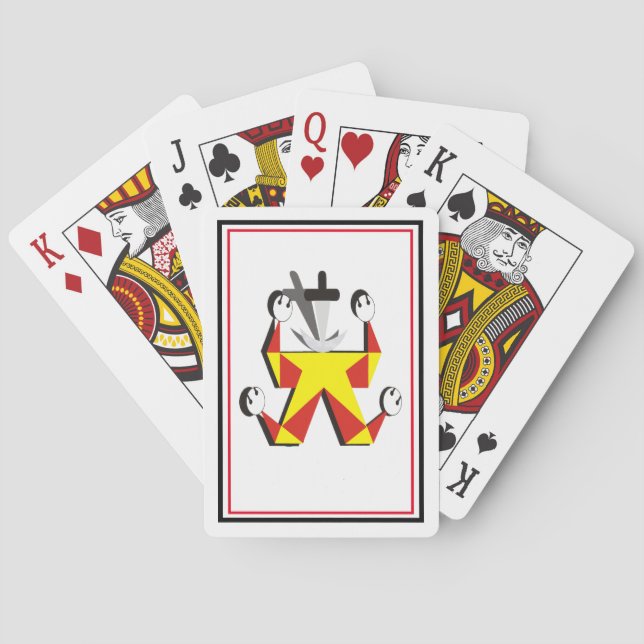 Décès d'un clown Détail des cartes de jeu (dos)
