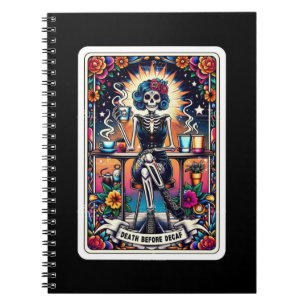 Décès par Decaf Tarot Card Carnet Collection