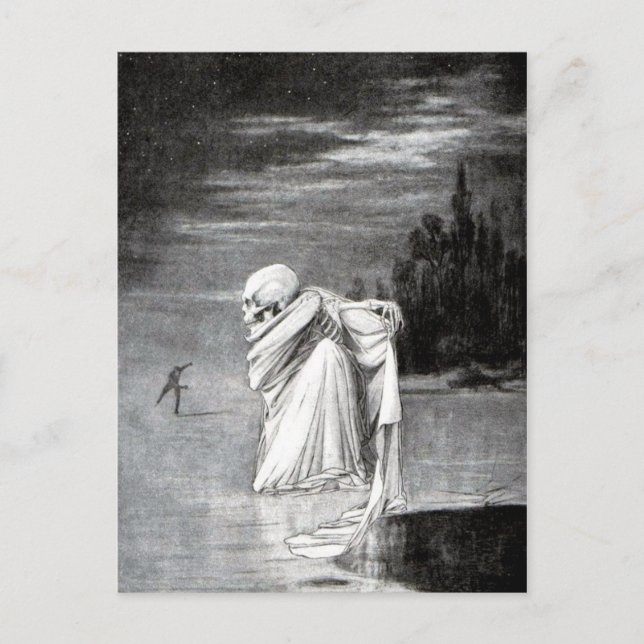 Décès sur la carte postale de glace (Devant)