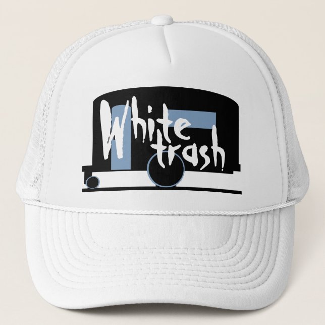 Déchets blancs potables de casquette de remorque (Devant)