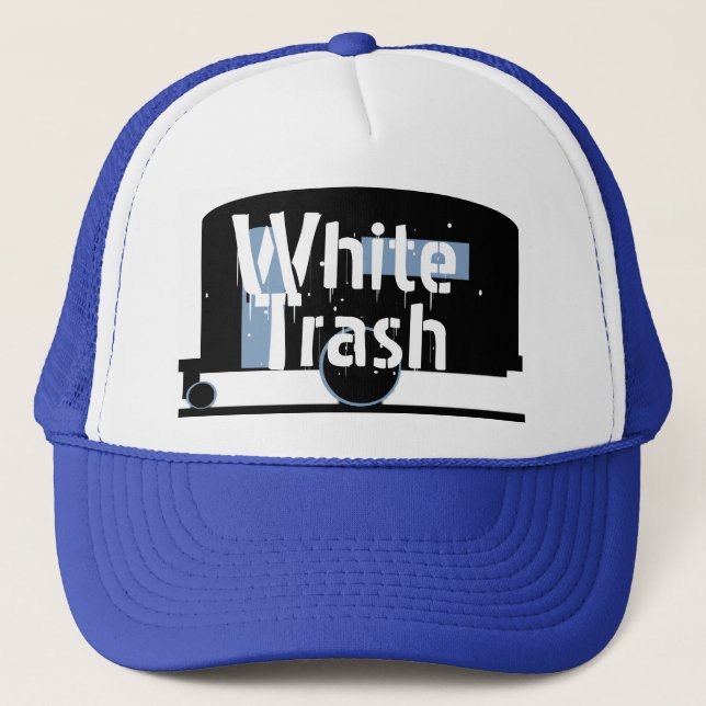 Déchets blancs potables de casquette de remorque (Devant)