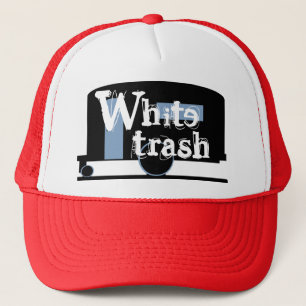 Déchets blancs potables de casquette de remorque