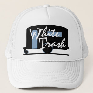 Déchets blancs potables de casquette de remorque