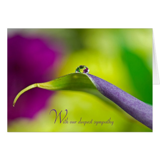 Déchets de Sympathie profonde sur la feuille (Devant horizontal)