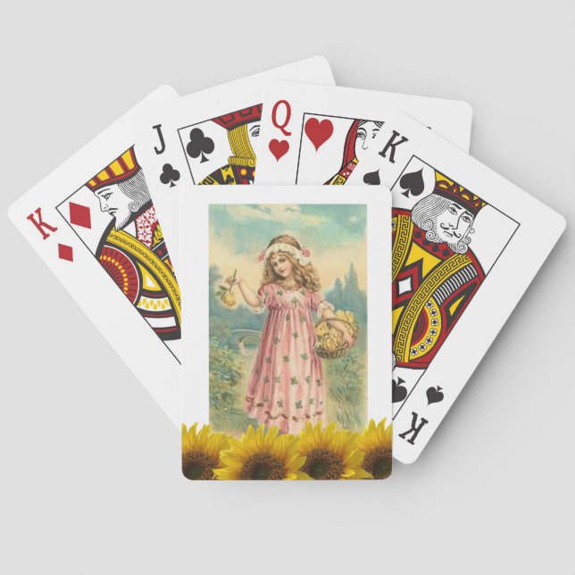 Deck de cartes de jeu de St. Patrick (dos)