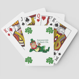 Deck de cartes de jeu de St. Patrick