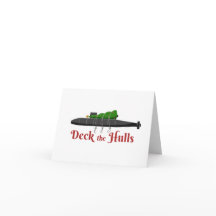 Deck the Hulls - Carte d'arbre de Noël