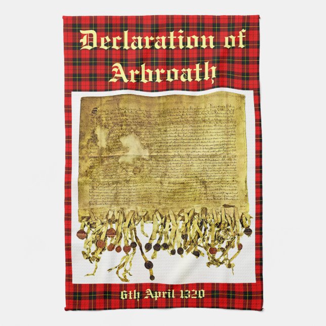 Déclaration de serviette de thé de tartan (Vertical)