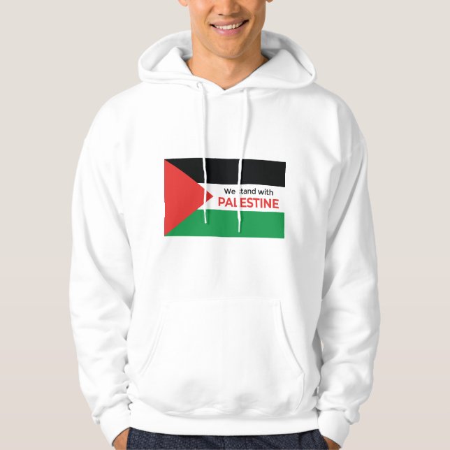 Déclaration de solidarité : Sweat - shirt à capuch (Devant)