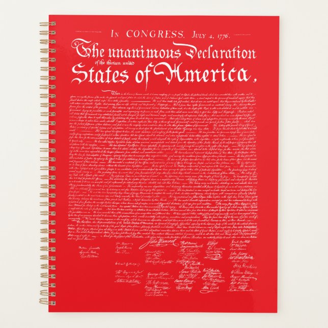 Déclaration d'indépendance des États-Unis (Devant)