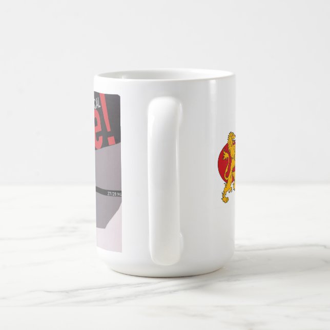 Déclaration provisoire vraie ! grande tasse de (Poignée)