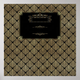 Déco Art Déco Noir Glam Gold