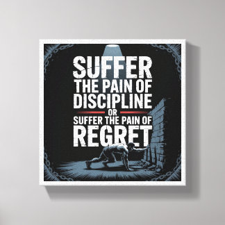 Déco de gym motivante - Souffrez la douleur de la