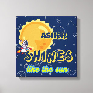 Déco de nurserie d'affirmation pour enfants dans u