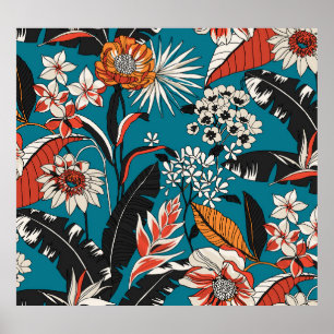 Déco florale artistique : Motif Vintage sans coutu