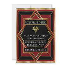 Déco Gala Contemporain Invitation