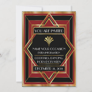 Déco Gala Contemporain Invitation