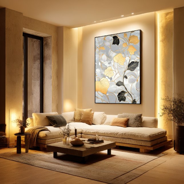 Déco Motif Gold & Black Leaf (Créateur téléchargé)