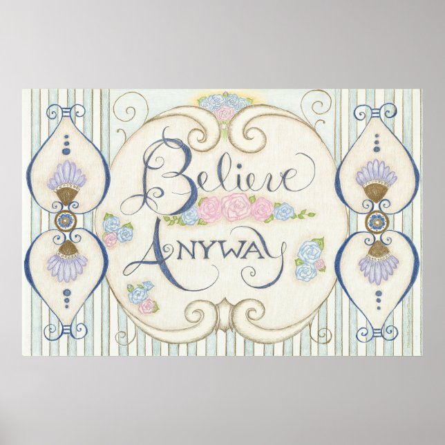 Déco murale Believe Anyway (Devant)