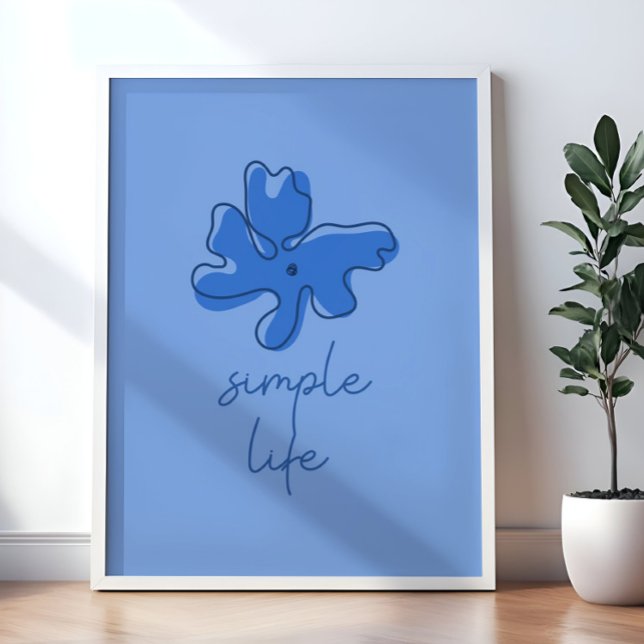 Déco Murale Minimaliste Simple Vie (Créateur téléchargé)