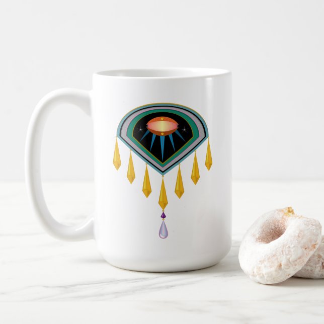 Déco Space Egg Classic Mug 15oz. (Avec donut)