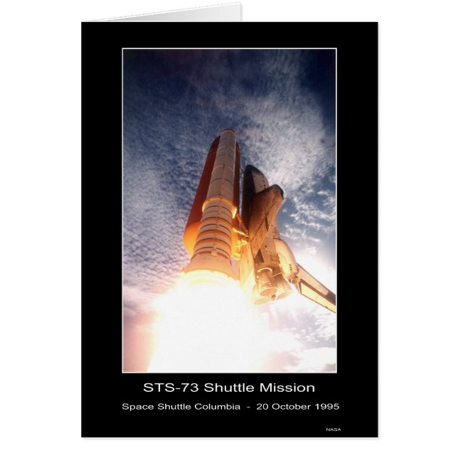 Décollage de Colombie de navette spatiale - STS-73 (Devant)