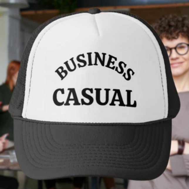 “Décontracté Chic” – Casquette de camionneur avec  (Créateur téléchargé)