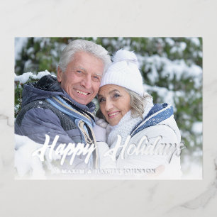 Décontracté Script moderne Joyeux vacances hiver p