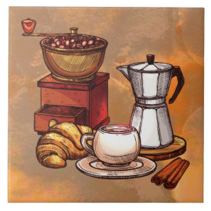 Décor café cool carreaux céramique