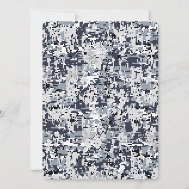 Décor Camouflage numérique de style urbain (Devant)