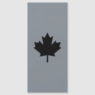 Décor canadien en feuille d'érable noire