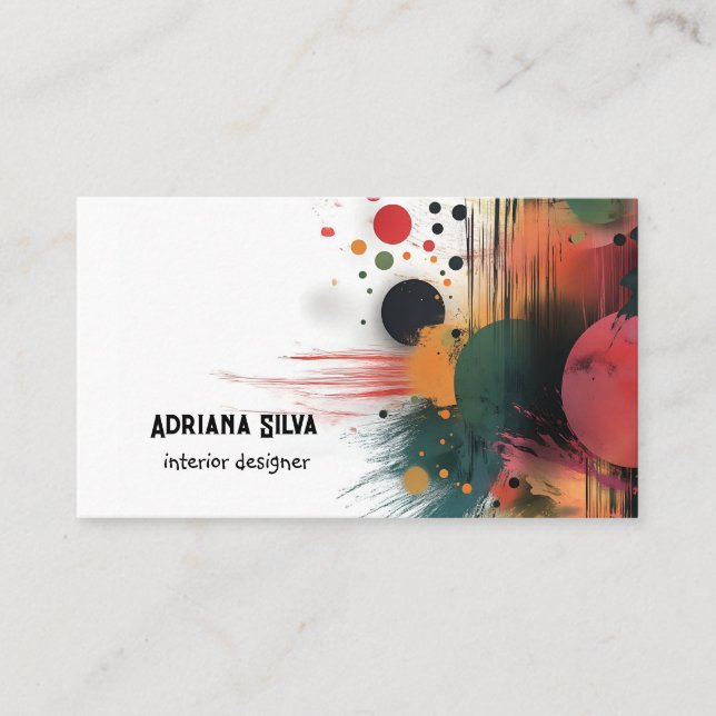 Décor Carte de visite (Devant)