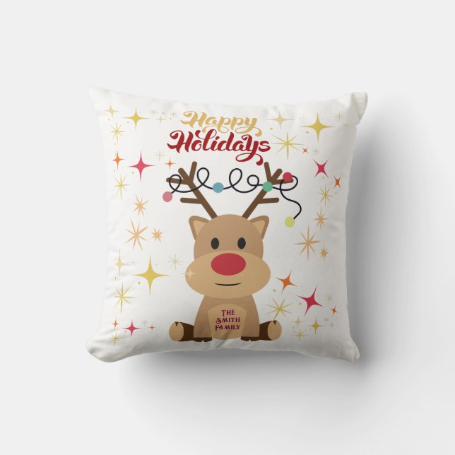DÉCOR COUSSIN RÉINDEER (Recto)