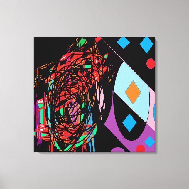 Décor d'art pour toile de design d'intérieur maiso (Recto)