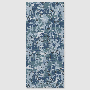 Décor de camouflage à pixels numériques bleu marin