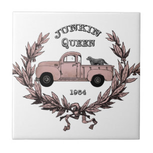 Décor de carreaux de camion Junkin Queen vintage