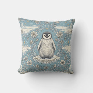 Décor de Coussin de Nurserie Pingouin Mignon