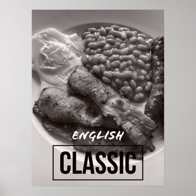 Décor de cuisine - Classic anglais Poster de petit (Devant)