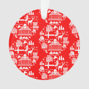 Décor de Noël finlandais traditionnel