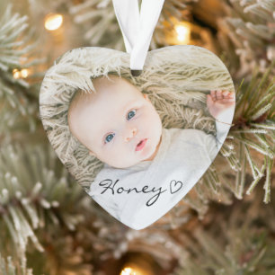 Décor de Noël personnalisé, Photo de famille perso