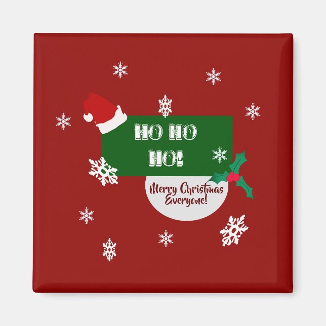 Décor de Noël - réfrigérateur Magnet (Devant)